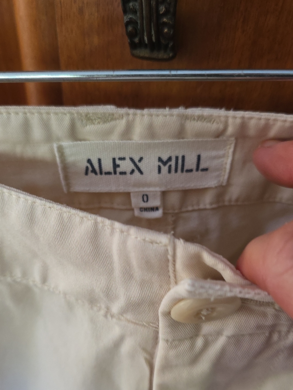 Alex Mill Women's Linen/cotton Pants in Cream - Picture 2 of 3